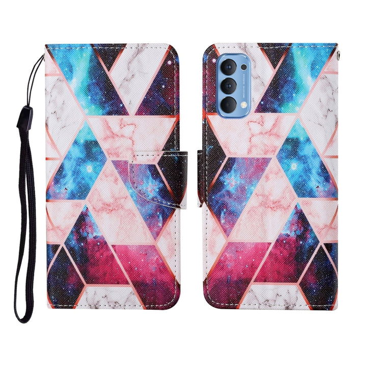 Painted Pattern Horizontal Flip Leathe Case, For OPPO Realme 5, For OPPO Realme 5 Pro, For OPPO Reno3, For OPPO Reno4, For OPPO Reno4 Lite, For OPPO F17 Pro, For OPPO Reno4 Pro