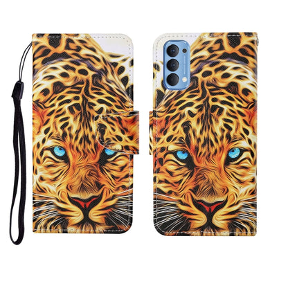 Painted Pattern Horizontal Flip Leathe Case, For OPPO Realme 5, For OPPO Realme 5 Pro, For OPPO Reno3, For OPPO Reno4, For OPPO Reno4 Lite, For OPPO F17 Pro, For OPPO Reno4 Pro
