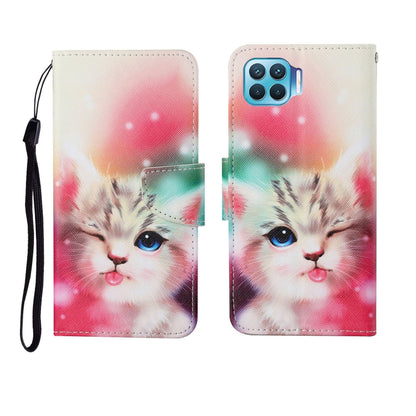 Painted Pattern Horizontal Flip Leathe Case, For OPPO Realme 5, For OPPO Realme 5 Pro, For OPPO Reno3, For OPPO Reno4, For OPPO Reno4 Lite, For OPPO F17 Pro, For OPPO Reno4 Pro