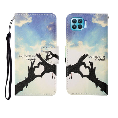 Painted Pattern Horizontal Flip Leathe Case, For OPPO Realme 5, For OPPO Realme 5 Pro, For OPPO Reno3, For OPPO Reno4, For OPPO Reno4 Lite, For OPPO F17 Pro, For OPPO Reno4 Pro