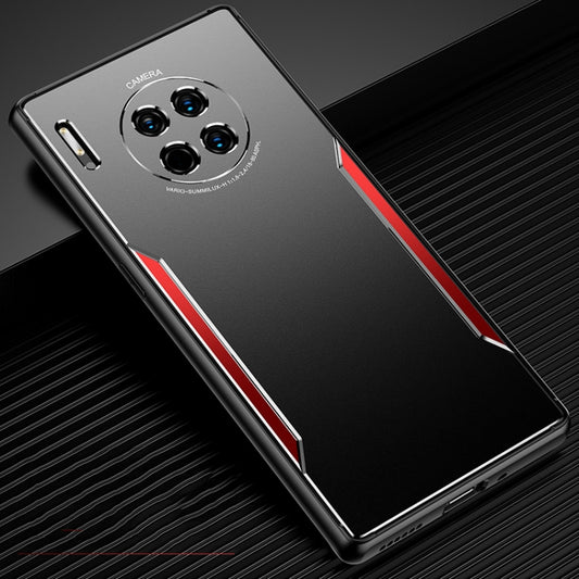 Blade Series TPU Frame + Titanium Alloy Sand Blasting Technology Backplane + Color Aluminum Alloy Decorative Edge Mobile Phone Protective Shell, For Huawei Mate 30, For Huawei Mate 30 Pro, For Huawei nova 8 5G, For Huawei nova 8 Pro 5G, For OPPO A55 5G...