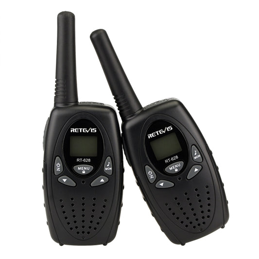 1 Pair RETEVIS RT628 0.5W EU Frequency 446MHz 8CHS Handheld Children Walkie Talkie, RT628(Black), RT628(White), RT628(Red)