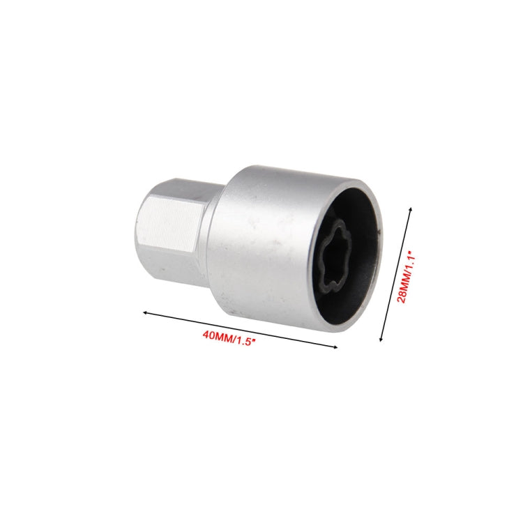 XBL100 Car Locking Wheel Bolt / Nut Key Master Key Remover for BMW 1 / 2 / 3 / 6 / 7 Series, For BMW 1 / 2 / 3 / 6 / 7 Series