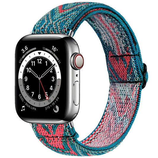 Elastic Watch Strap, For Apple Watch Series 7 45mm / 6 & SE & 5 & 4 44mm / 3 & 2 & 1 42mm, For Apple Watch Series 7 41mm / 6 & SE & 5 & 4 40mm / 3 & 2 & 1 38mm, For Apple Watch Apple Watch Series 7 45mm / 6 & SE & 5 & 4 44mm / 3 & 2 & 1 42mm�����������...
