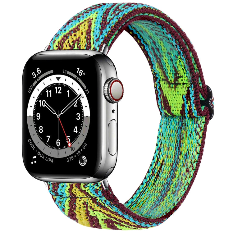 Elastic Watch Strap, For Apple Watch Series 7 45mm / 6 & SE & 5 & 4 44mm / 3 & 2 & 1 42mm, For Apple Watch Series 7 41mm / 6 & SE & 5 & 4 40mm / 3 & 2 & 1 38mm, For Apple Watch Apple Watch Series 7 45mm / 6 & SE & 5 & 4 44mm / 3 & 2 & 1 42mm�����������...