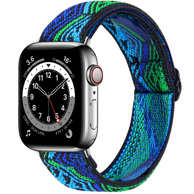 Elastic Watch Strap, For Apple Watch Series 7 45mm / 6 & SE & 5 & 4 44mm / 3 & 2 & 1 42mm, For Apple Watch Series 7 41mm / 6 & SE & 5 & 4 40mm / 3 & 2 & 1 38mm, For Apple Watch Apple Watch Series 7 45mm / 6 & SE & 5 & 4 44mm / 3 & 2 & 1 42mm�����������...