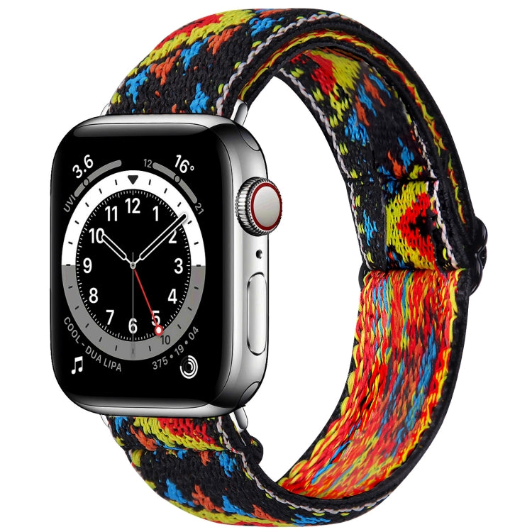 Elastic Watch Strap, For Apple Watch Series 7 45mm / 6 & SE & 5 & 4 44mm / 3 & 2 & 1 42mm, For Apple Watch Series 7 41mm / 6 & SE & 5 & 4 40mm / 3 & 2 & 1 38mm, For Apple Watch Apple Watch Series 7 45mm / 6 & SE & 5 & 4 44mm / 3 & 2 & 1 42mm�����������...