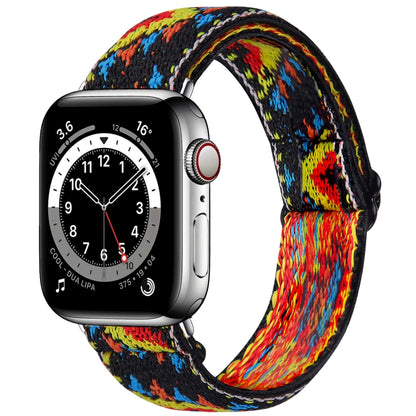 Elastic Watch Strap, For Apple Watch Series 7 45mm / 6 & SE & 5 & 4 44mm / 3 & 2 & 1 42mm, For Apple Watch Series 7 41mm / 6 & SE & 5 & 4 40mm / 3 & 2 & 1 38mm, For Apple Watch Apple Watch Series 7 45mm / 6 & SE & 5 & 4 44mm / 3 & 2 & 1 42mm�����������...