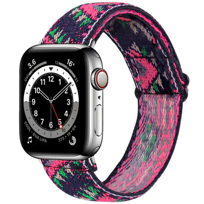 Elastic Watch Strap, For Apple Watch Series 7 45mm / 6 & SE & 5 & 4 44mm / 3 & 2 & 1 42mm, For Apple Watch Series 7 41mm / 6 & SE & 5 & 4 40mm / 3 & 2 & 1 38mm, For Apple Watch Apple Watch Series 7 45mm / 6 & SE & 5 & 4 44mm / 3 & 2 & 1 42mm�����������...
