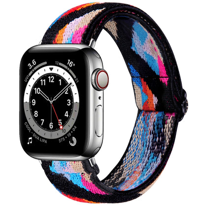 Elastic Watch Strap, For Apple Watch Series 7 45mm / 6 & SE & 5 & 4 44mm / 3 & 2 & 1 42mm, For Apple Watch Series 7 41mm / 6 & SE & 5 & 4 40mm / 3 & 2 & 1 38mm, For Apple Watch Apple Watch Series 7 45mm / 6 & SE & 5 & 4 44mm / 3 & 2 & 1 42mm�����������...