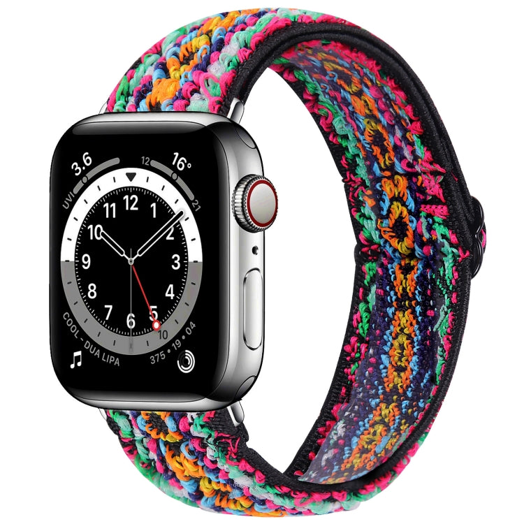 Elastic Watch Strap, For Apple Watch Series 7 45mm / 6 & SE & 5 & 4 44mm / 3 & 2 & 1 42mm, For Apple Watch Series 7 41mm / 6 & SE & 5 & 4 40mm / 3 & 2 & 1 38mm, For Apple Watch Apple Watch Series 7 45mm / 6 & SE & 5 & 4 44mm / 3 & 2 & 1 42mm�����������...