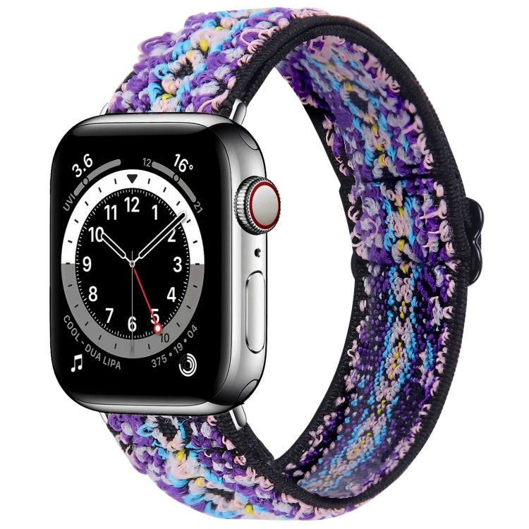 Elastic Watch Strap, For Apple Watch Series 7 45mm / 6 & SE & 5 & 4 44mm / 3 & 2 & 1 42mm, For Apple Watch Series 7 41mm / 6 & SE & 5 & 4 40mm / 3 & 2 & 1 38mm, For Apple Watch Apple Watch Series 7 45mm / 6 & SE & 5 & 4 44mm / 3 & 2 & 1 42mm�����������...