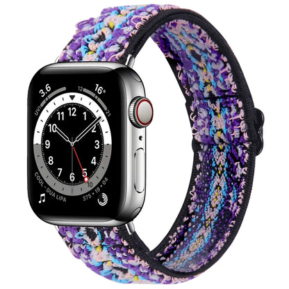 Elastic Watch Strap, For Apple Watch Series 7 45mm / 6 & SE & 5 & 4 44mm / 3 & 2 & 1 42mm, For Apple Watch Series 7 41mm / 6 & SE & 5 & 4 40mm / 3 & 2 & 1 38mm, For Apple Watch Apple Watch Series 7 45mm / 6 & SE & 5 & 4 44mm / 3 & 2 & 1 42mm�����������...