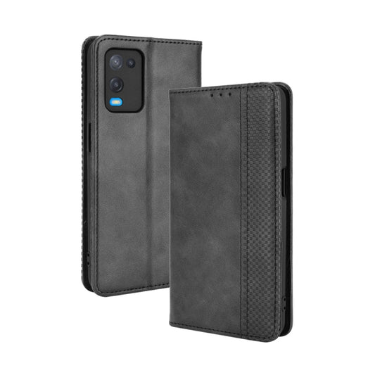 Magnetic Buckle Retro Crazy Horse Texture Horizontal Flip Leather Case with Holder & Card Slots & Photo Frame, For OPPO A54 4G, For OPPO A93 5G, For OPPO A94 4G / F19 Pro 4G / Reno5 F, For OPPO Find X3 Lite / Reno5 5G, For OPPO Realme C21              ...