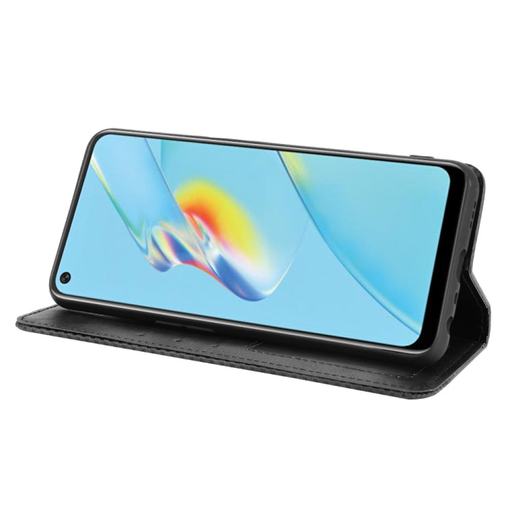 Magnetic Buckle Retro Crazy Horse Texture Horizontal Flip Leather Case with Holder & Card Slots & Photo Frame, For OPPO A54 4G, For OPPO A93 5G, For OPPO A94 4G / F19 Pro 4G / Reno5 F, For OPPO Find X3 Lite / Reno5 5G, For OPPO Realme C21              ...