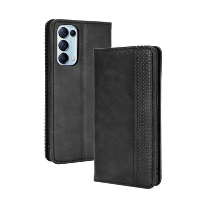 Magnetic Buckle Retro Crazy Horse Texture Horizontal Flip Leather Case with Holder & Card Slots & Photo Frame, For OPPO A54 4G, For OPPO A93 5G, For OPPO A94 4G / F19 Pro 4G / Reno5 F, For OPPO Find X3 Lite / Reno5 5G, For OPPO Realme C21              ...