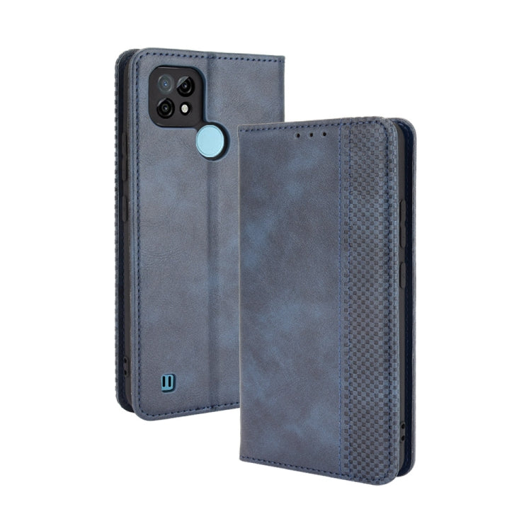 Magnetic Buckle Retro Crazy Horse Texture Horizontal Flip Leather Case with Holder & Card Slots & Photo Frame, For OPPO A54 4G, For OPPO A93 5G, For OPPO A94 4G / F19 Pro 4G / Reno5 F, For OPPO Find X3 Lite / Reno5 5G, For OPPO Realme C21              ...