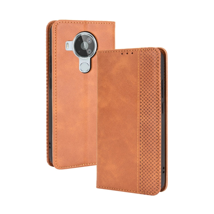 Magnetic Buckle Retro Crazy Horse Texture Horizontal Flip Leather Case with Holder & Card Slots & Photo Frame, For OPPO A54 4G, For OPPO A93 5G, For OPPO A94 4G / F19 Pro 4G / Reno5 F, For OPPO Find X3 Lite / Reno5 5G, For OPPO Realme C21              ...