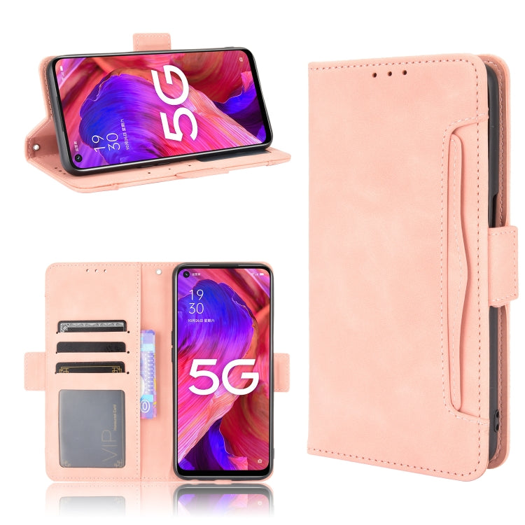 Skin Feel Calf Pattern Horizontal Flip Leather Case with Holder & Card Slots & Photo Frame, For OPPO A54, For OPPO A93 5G, For OPPO A94 4G/F19 Pro 4G/Reno5 F/Reno5 Lite, For OPPO Find X3 Lite / Reno5 5G, For OPPO Find X3 / Find X3 Pro, For OPPO Realme ...