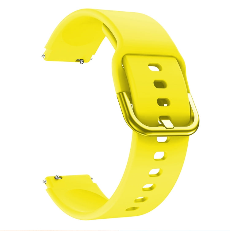 For Xiaomi Mi Watch Electroplating Buckle Silicone Replacement Strap Watchband