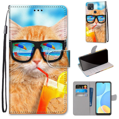 Coloured Drawing Cross Texture Horizontal Flip PU Leather Case with Holder & Card Slots & Wallet & Lanyard, For OPPO A9 (2020) / A5 (2020) / A11X / A11, For OPPO A15 / A15s, For OPPO A53 4G(2020) / A53s / A32 / A33 (2020)                               ...