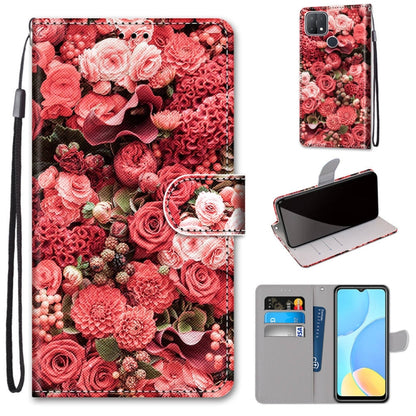 Coloured Drawing Cross Texture Horizontal Flip PU Leather Case with Holder & Card Slots & Wallet & Lanyard, For OPPO A9 (2020) / A5 (2020) / A11X / A11, For OPPO A15 / A15s, For OPPO A53 4G(2020) / A53s / A32 / A33 (2020)                               ...