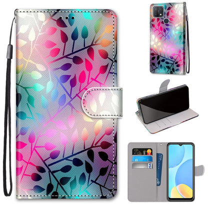 Coloured Drawing Cross Texture Horizontal Flip PU Leather Case with Holder & Card Slots & Wallet & Lanyard, For OPPO A9 (2020) / A5 (2020) / A11X / A11, For OPPO A15 / A15s, For OPPO A53 4G(2020) / A53s / A32 / A33 (2020)                               ...