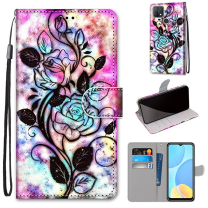 Coloured Drawing Cross Texture Horizontal Flip PU Leather Case with Holder & Card Slots & Wallet & Lanyard, For OPPO A9 (2020) / A5 (2020) / A11X / A11, For OPPO A15 / A15s, For OPPO A53 4G(2020) / A53s / A32 / A33 (2020)                               ...