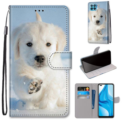 Coloured Drawing Cross Texture Horizontal Flip PU Leather Case with Holder & Card Slots & Wallet & Lanyard, For OPPO A9 (2020) / A5 (2020) / A11X / A11, For OPPO A15 / A15s, For OPPO A53 4G(2020) / A53s / A32 / A33 (2020)                               ...
