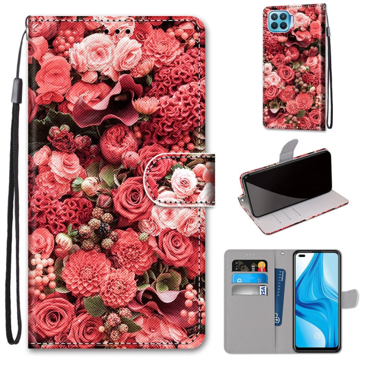 Coloured Drawing Cross Texture Horizontal Flip PU Leather Case with Holder & Card Slots & Wallet & Lanyard, For OPPO A9 (2020) / A5 (2020) / A11X / A11, For OPPO A15 / A15s, For OPPO A53 4G(2020) / A53s / A32 / A33 (2020)                               ...