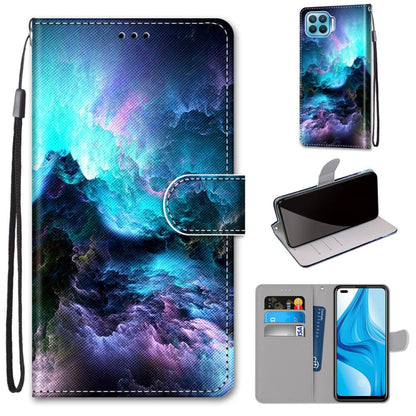 Coloured Drawing Cross Texture Horizontal Flip PU Leather Case with Holder & Card Slots & Wallet & Lanyard, For OPPO A9 (2020) / A5 (2020) / A11X / A11, For OPPO A15 / A15s, For OPPO A53 4G(2020) / A53s / A32 / A33 (2020)                               ...