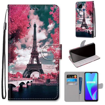 Coloured Drawing Cross Texture Horizontal Flip PU Leather Case with Holder & Card Slots & Wallet & Lanyard, For OPPO Realme C15 / C12 / C25 / 7i (Global) / Narzo 20 / 30A, For Nokia 5.4, For Nokia 1.4                                                    ...