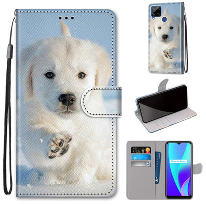 Coloured Drawing Cross Texture Horizontal Flip PU Leather Case with Holder & Card Slots & Wallet & Lanyard, For OPPO Realme C15 / C12 / C25 / 7i (Global) / Narzo 20 / 30A, For Nokia 5.4, For Nokia 1.4                                                    ...