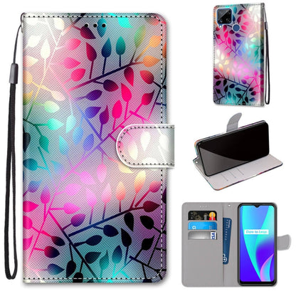 Coloured Drawing Cross Texture Horizontal Flip PU Leather Case with Holder & Card Slots & Wallet & Lanyard, For OPPO Realme C15 / C12 / C25 / 7i (Global) / Narzo 20 / 30A, For Nokia 5.4, For Nokia 1.4                                                    ...