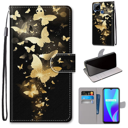Coloured Drawing Cross Texture Horizontal Flip PU Leather Case with Holder & Card Slots & Wallet & Lanyard, For OPPO Realme C15 / C12 / C25 / 7i (Global) / Narzo 20 / 30A, For Nokia 5.4, For Nokia 1.4                                                    ...