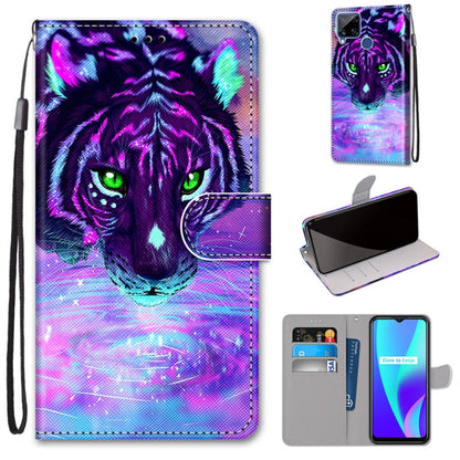 Coloured Drawing Cross Texture Horizontal Flip PU Leather Case with Holder & Card Slots & Wallet & Lanyard, For OPPO Realme C15 / C12 / C25 / 7i (Global) / Narzo 20 / 30A, For Nokia 5.4, For Nokia 1.4                                                    ...