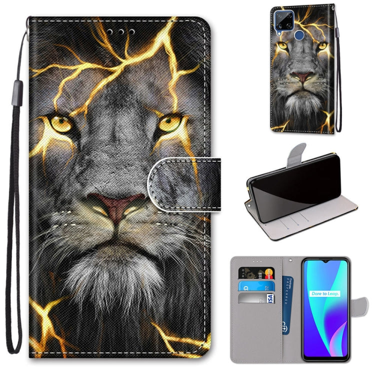 Coloured Drawing Cross Texture Horizontal Flip PU Leather Case with Holder & Card Slots & Wallet & Lanyard, For OPPO Realme C15 / C12 / C25 / 7i (Global) / Narzo 20 / 30A, For Nokia 5.4, For Nokia 1.4                                                    ...