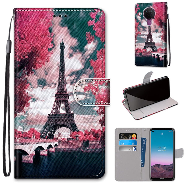 Coloured Drawing Cross Texture Horizontal Flip PU Leather Case with Holder & Card Slots & Wallet & Lanyard, For OPPO Realme C15 / C12 / C25 / 7i (Global) / Narzo 20 / 30A, For Nokia 5.4, For Nokia 1.4                                                    ...