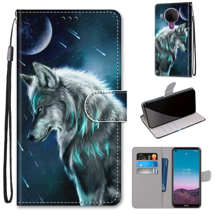 Coloured Drawing Cross Texture Horizontal Flip PU Leather Case with Holder & Card Slots & Wallet & Lanyard, For OPPO Realme C15 / C12 / C25 / 7i (Global) / Narzo 20 / 30A, For Nokia 5.4, For Nokia 1.4                                                    ...
