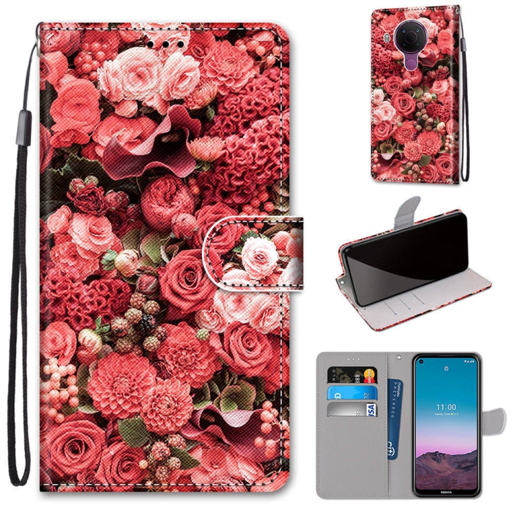 Coloured Drawing Cross Texture Horizontal Flip PU Leather Case with Holder & Card Slots & Wallet & Lanyard, For OPPO Realme C15 / C12 / C25 / 7i (Global) / Narzo 20 / 30A, For Nokia 5.4, For Nokia 1.4                                                    ...