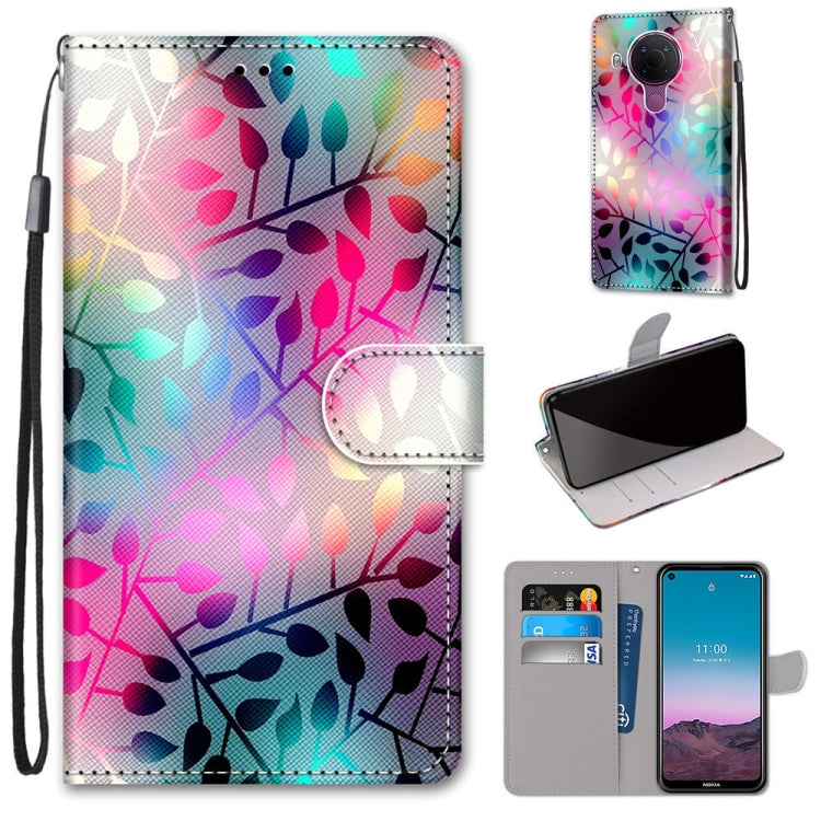 Coloured Drawing Cross Texture Horizontal Flip PU Leather Case with Holder & Card Slots & Wallet & Lanyard, For OPPO Realme C15 / C12 / C25 / 7i (Global) / Narzo 20 / 30A, For Nokia 5.4, For Nokia 1.4                                                    ...
