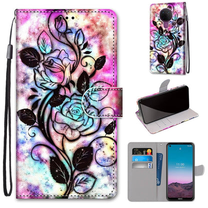 Coloured Drawing Cross Texture Horizontal Flip PU Leather Case with Holder & Card Slots & Wallet & Lanyard, For OPPO Realme C15 / C12 / C25 / 7i (Global) / Narzo 20 / 30A, For Nokia 5.4, For Nokia 1.4                                                    ...