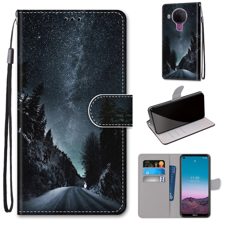 Coloured Drawing Cross Texture Horizontal Flip PU Leather Case with Holder & Card Slots & Wallet & Lanyard, For OPPO Realme C15 / C12 / C25 / 7i (Global) / Narzo 20 / 30A, For Nokia 5.4, For Nokia 1.4                                                    ...