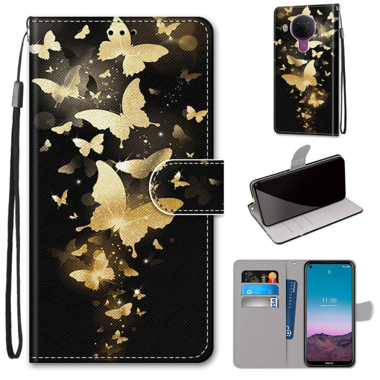 Coloured Drawing Cross Texture Horizontal Flip PU Leather Case with Holder & Card Slots & Wallet & Lanyard, For OPPO Realme C15 / C12 / C25 / 7i (Global) / Narzo 20 / 30A, For Nokia 5.4, For Nokia 1.4                                                    ...