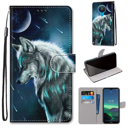 Coloured Drawing Cross Texture Horizontal Flip PU Leather Case with Holder & Card Slots & Wallet & Lanyard, For OPPO Realme C15 / C12 / C25 / 7i (Global) / Narzo 20 / 30A, For Nokia 5.4, For Nokia 1.4                                                    ...