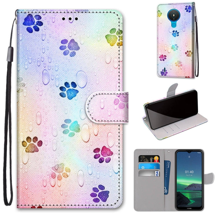 Coloured Drawing Cross Texture Horizontal Flip PU Leather Case with Holder & Card Slots & Wallet & Lanyard, For OPPO Realme C15 / C12 / C25 / 7i (Global) / Narzo 20 / 30A, For Nokia 5.4, For Nokia 1.4                                                    ...