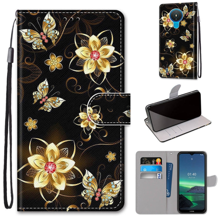 Coloured Drawing Cross Texture Horizontal Flip PU Leather Case with Holder & Card Slots & Wallet & Lanyard, For OPPO Realme C15 / C12 / C25 / 7i (Global) / Narzo 20 / 30A, For Nokia 5.4, For Nokia 1.4                                                    ...