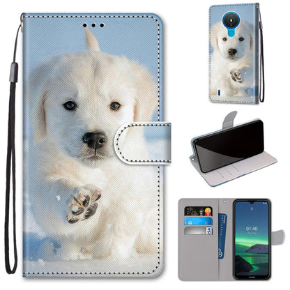 Coloured Drawing Cross Texture Horizontal Flip PU Leather Case with Holder & Card Slots & Wallet & Lanyard, For OPPO Realme C15 / C12 / C25 / 7i (Global) / Narzo 20 / 30A, For Nokia 5.4, For Nokia 1.4                                                    ...