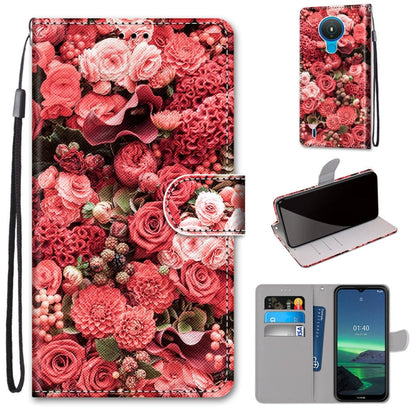 Coloured Drawing Cross Texture Horizontal Flip PU Leather Case with Holder & Card Slots & Wallet & Lanyard, For OPPO Realme C15 / C12 / C25 / 7i (Global) / Narzo 20 / 30A, For Nokia 5.4, For Nokia 1.4                                                    ...