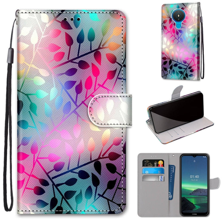 Coloured Drawing Cross Texture Horizontal Flip PU Leather Case with Holder & Card Slots & Wallet & Lanyard, For OPPO Realme C15 / C12 / C25 / 7i (Global) / Narzo 20 / 30A, For Nokia 5.4, For Nokia 1.4                                                    ...
